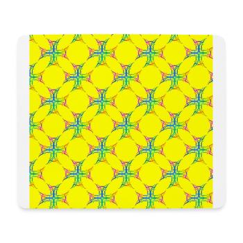 Tribal Mauspad Kreuzmuster Mauspad - Mousepad (Querformat) - Weiß - Vorne