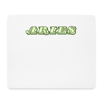 Logo "Bélier" - Tapis de souris (format paysage) - blanc - Devant