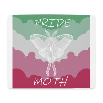 PRIDE MOTH ABROSEXUAL - Mouse Pad (horizontal) - white - Front