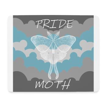 PRIDE MOTH DEMIBOY - Mouse Pad (horizontal) - white - Front
