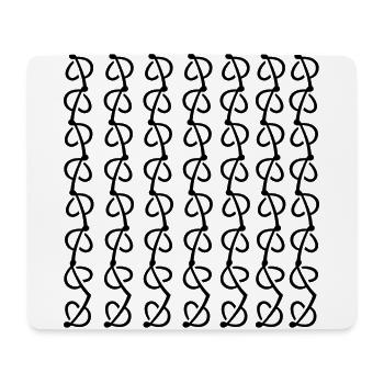 unique leaf design - Mouse Pad (horizontal) - white - Front
