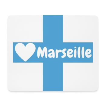 Marseille - Mousepad (Querformat) - Weiß - Vorne
