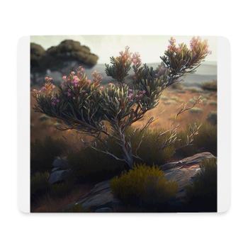 Outback blüht - Mousepad (Querformat) - Weiß - Vorne