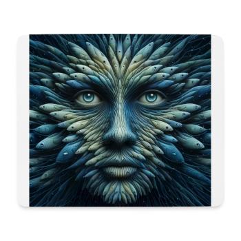 Face of Pisces 3 - Mouse Pad (horizontal) - white - Front