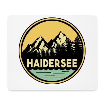 Lac Haidersee - Tapis de souris (format paysage) - blanc - Devant