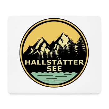 Hallstätter See - Mousepad (Querformat) - Weiß - Vorne