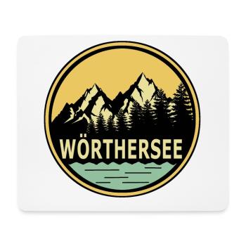 Wörthersee - Mousepad (Querformat) - Weiß - Vorne