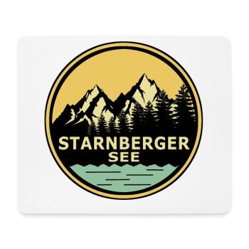 Starnberger See - Mousepad (Querformat) - Weiß - Vorne