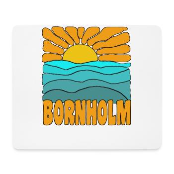 Sonne und Meer im dänischen Bornholm - Mousepad (Querformat) - Weiß - Vorne