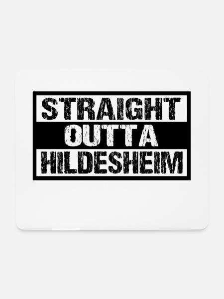 Hildesheim - Mousepad (Querformat) - Weiß