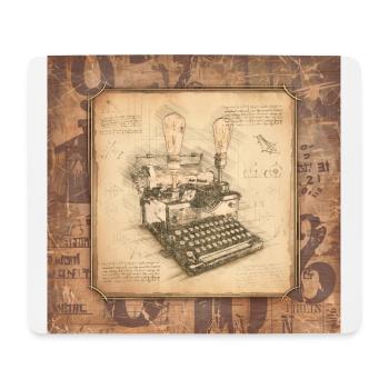 Vintage Art for Authors & Writers - Mouse Pad (horizontal) - white - Front