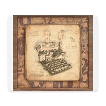 Vintage Art for Authors & Writers - Mouse Pad (horizontal) - white - Front