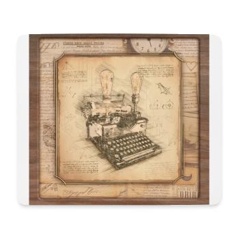 Vintage Art für Autoren & Schriftsteller - Mousepad (Querformat) - Weiß - Vorne