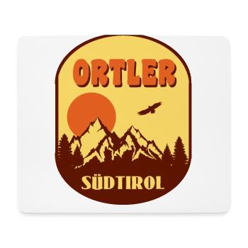 Ortler - Tapis de souris (format paysage) - blanc - Devant