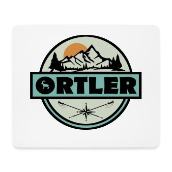 Ortler - Tapis de souris (format paysage) - blanc - Devant