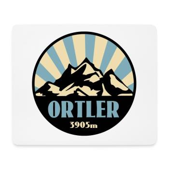 Ortler - Tapis de souris (format paysage) - blanc - Devant