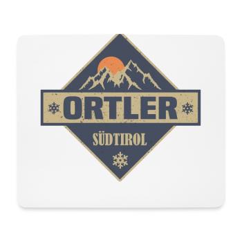 Ortler - Tapis de souris (format paysage) - blanc - Devant