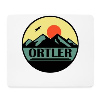 Ortler - Tapis de souris (format paysage) - blanc - Devant