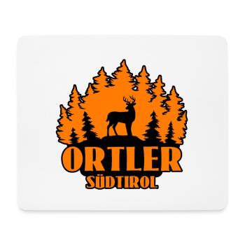 Ortler - Tapis de souris (format paysage) - blanc - Devant