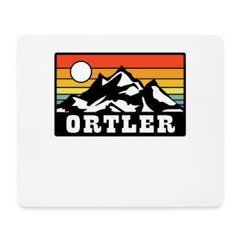 Ortler - Tapis de souris (format paysage) - blanc - Devant