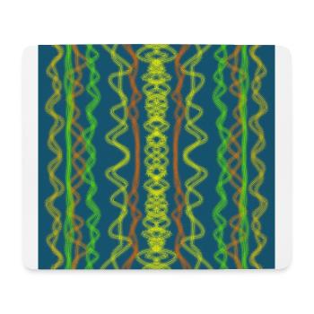 Farbwellen - Mousepad (Querformat) - Weiß - Vorne