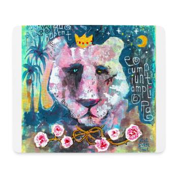 Der Duft von Rosen - Mousepad (Querformat) - Weiß - Vorne
