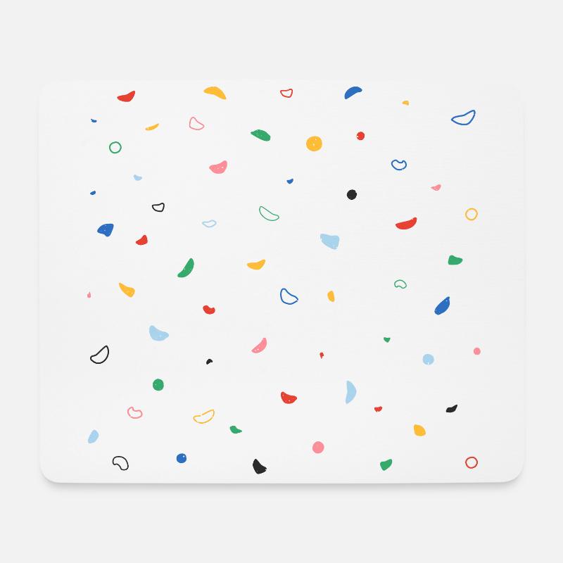 Kletterwand - Mousepad (Querformat) - Weiß