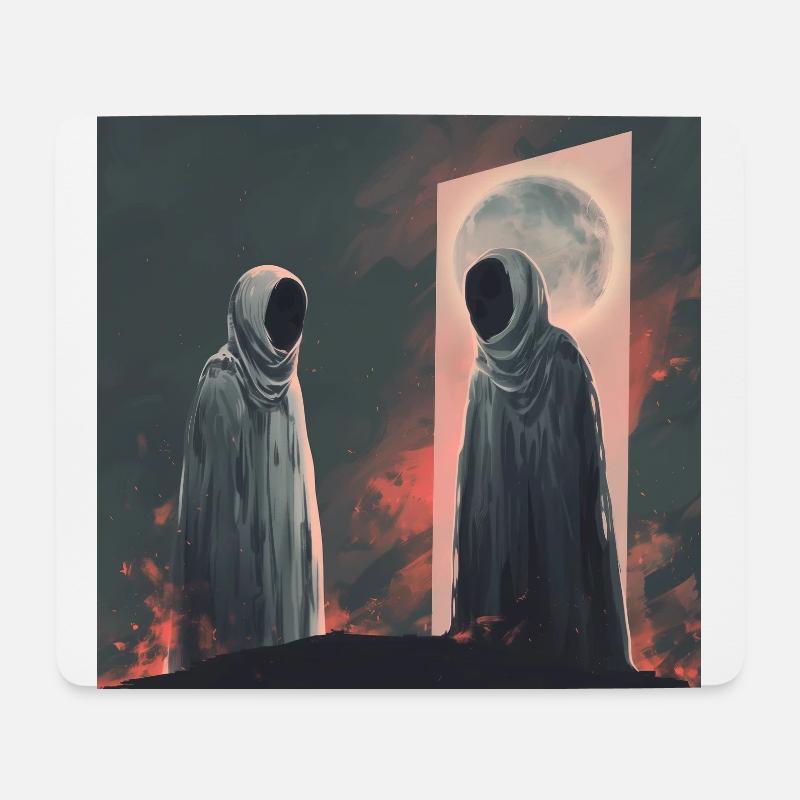 Ätherische Reflexion - Mousepad (Querformat) - Weiß