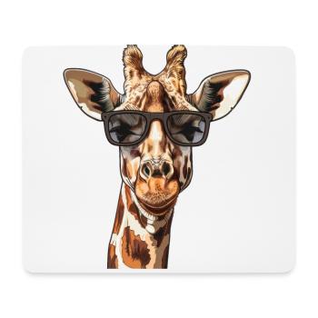 Giraffe Funny Summer - Mouse Pad (horizontal) - white - Front
