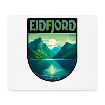 Eidfjord in Norway - Mouse Pad (horizontal) - white - Front