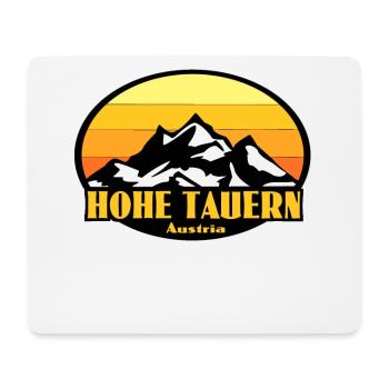 Hohe Tauern Österreich - Mousepad (Querformat) - Weiß - Vorne