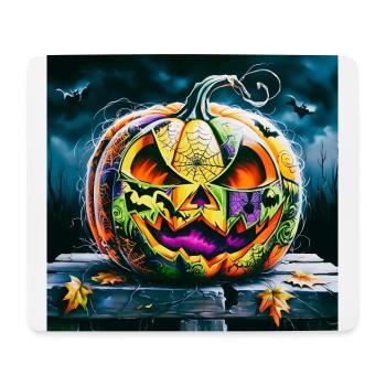 Halloween pumpkin - Mouse Pad (horizontal) - white - Front