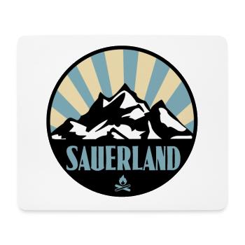 Sauerland - Mousepad (Querformat) - Weiß - Vorne