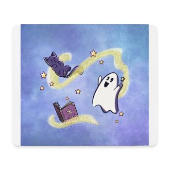 Süßer Geist verzaubert Katze - Mousepad (Querformat) - Weiß - Vorne