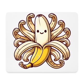 Illustration ludique d’OctoBanana - Tapis de souris (format paysage) - blanc - Devant