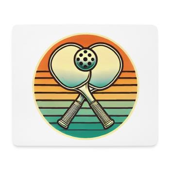 Retro_Pick - Mousepad (Querformat) - Weiß - Vorne