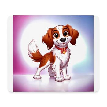 Brittany Spaniel 4 - Mouse Pad (horizontal) - white - Front