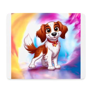 Brittany Spaniel 9 - Mouse Pad (horizontal) - white - Front