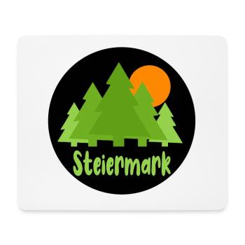 Steiermark - Mousepad (Querformat) - Weiß - Vorne