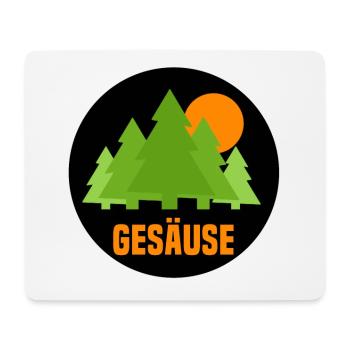 Gesäuse - Mouse Pad (horizontal) - white - Front