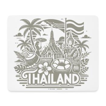 Thailand - 2 - Mousepad (Querformat) - Weiß - Vorne