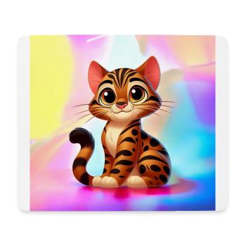 Bengalen 7 - Mousepad (Querformat) - Weiß - Vorne