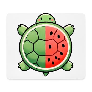 Natures Sweet Blend Wassermelone Schildkröte - Mousepad (Querformat) - Weiß - Vorne