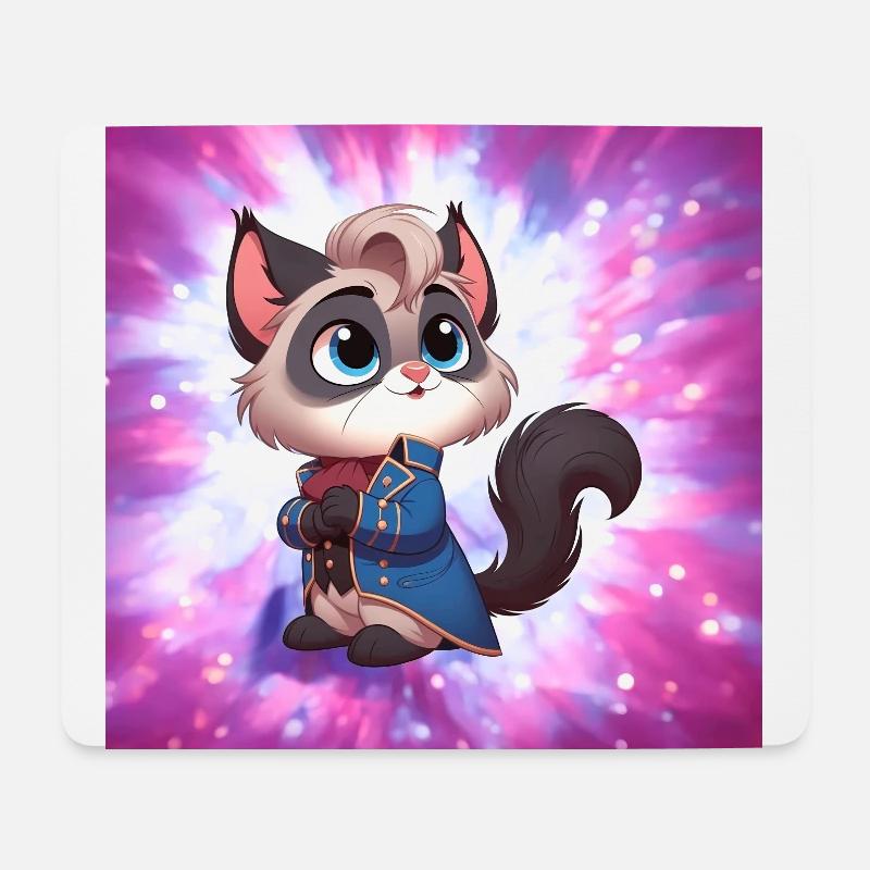ragdoll 10 - Mouse Pad (horizontal) - white