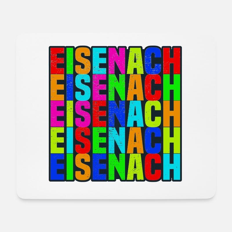 Eisenach bunt - Mousepad (Querformat) - Weiß