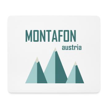 Minimal Montafon - Mouse Pad (horizontal) - white - Front