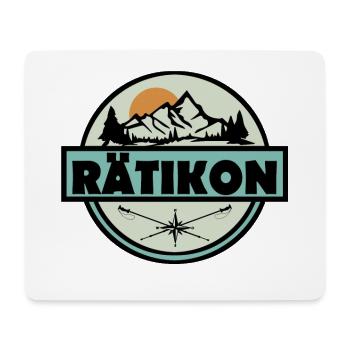 Rätikon - Mousepad (Querformat) - Weiß - Vorne