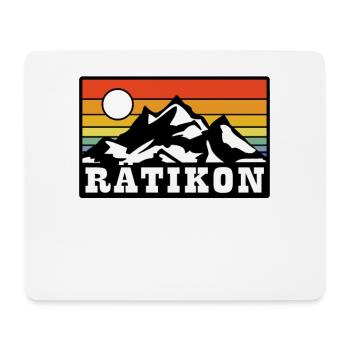 Rätikon - Mousepad (Querformat) - Weiß - Vorne