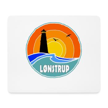 Lönstrup Leuchtturm Dänemark - Mousepad (Querformat) - Weiß - Vorne