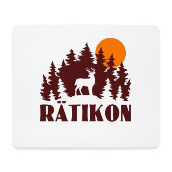Rätikon - Mousepad (Querformat) - Weiß - Vorne